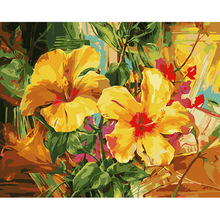 40*50 cm Lily flower Pictures Painting By Numbers Digital Oil Painting On Canvas DIY Home Decor Coloring by numbers DY212 2024 - buy cheap