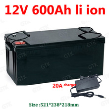 2pcs Waterproof 12V 600AH lithium ion battery 300A BMS li ion batetry for caravan Solar energy storage golf cart + 20A Charger 2024 - buy cheap