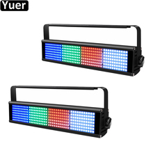 2Pcs/Lot 5050 RGB 3IN1 LED Strobe Light 308Pcs Stage Strobe Lighting DMX512 DJ Disco Stroboscopic Party Bar KTV Strobe Lights 2024 - buy cheap