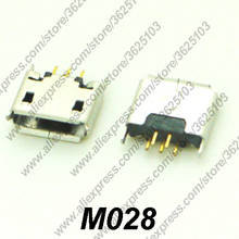 50PCS M028 Micro USB Connector AB Type Mouth Power Charging Phone Tail USB jack 2.0 Female Mini USB Socket 5Pin 2024 - buy cheap