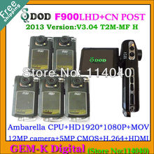 F900 Car Camera, original DOD F900LHD Car DVR Video Recorder Full HD 1080P+H.264+Ambarella+12MP+5.0MP CMOS+2.7" LCD 2024 - купить недорого