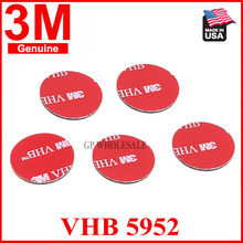 5pcs 3M VHB 5952 Dia= 30mm Round Heavy Duty Double Sided Adhesive Acrylic Foam Tape Good For Car Camcorder DVR Holder Supporter 2024 - buy cheap
