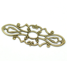 DoreenBeads 200PCs Antique Bronze Filigree Wraps Connectors Embellishments Findings 3.8x1.5cm (B18677), yiwu 2024 - buy cheap
