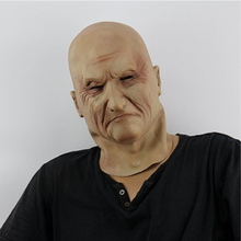 Realistic Christmas Old Man Party Mask Male Disguise Latex Fancy Costumes Head Rubber Adult Masks Masquerade Cosplay Props 2024 - buy cheap