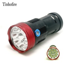 Tinhofire-lanterna de led 9 x cree xm-l t6, 15000 lúmens, lanterna para acampamento, caminhadas, caça, trabalho, lâmpada 2024 - compre barato