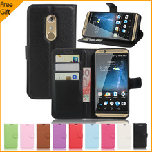 For ZTE Axon 7 Case 5.5 inch Luxury PU Leather Back Cover Case For ZTE Axon 7 Case Flip Protective Phone Bag Skin With Slot 2024 - buy cheap