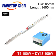 Reci T4 Co2 Laser Tube 1400mm 100W Dia.65mm and Power Supply DY13 100W Glass Laser Lamp for CO2 Laser Engraving Cutting Machine 2024 - buy cheap