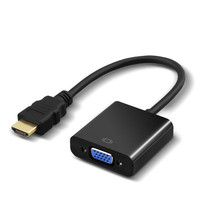 Адаптер HDMI-совместимый с VGA-разъемом, переходник HDMI-совместимый с VGA-кабелем для ПК, ноутбука, монитора, проектора 2024 - купить недорого