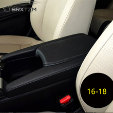 SRXTZM-cubierta de cuero de microfibra para compartimento central de coche, caja de protección para reposabrazos, para Honda Civic décima generación, 2016, 2017, 2018, 3 uds. 2024 - compra barato