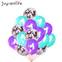 Balões de festa de aniversário com 12 polegadas, mini balão de látex de sereia, para chá de bebê, casamento e decoração de globos 2024 - compre barato