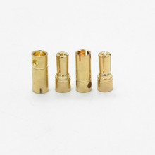50 pairs/lot high performance 4.8MM Gold Plated Banana Connector Bullet Plug For Battery Motor ESC Part FS0172 2024 - buy cheap