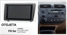 Rádio automotivo com 8 núcleos, android 10, multimídia, navegação gps, para honda civic 2003-2012, roda esquerda, aux, bluetooth, hd, reprodutor de vídeo, quadro 2024 - compre barato