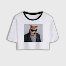 CZCCWD Camisetas Verano Mujer 2019 Fashion T Shirt Women Funny Shiba Inu Dog Mam Leisure O-neck Streetwear Aesthetic Print Shirt 2024 - buy cheap