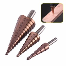 HSS CO M35 Triangle Shank 4-12/4-20/4-32MM Straight Groove Broca Metal Step Cone Drill Bit Stainless Steel Hole Saw Cutter 2024 - buy cheap