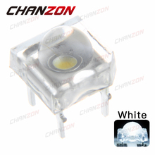 100pcs 5mm Piranha LED Diode Clear Lens 20mA 3V 5 mm Round Top 4PIN Super Flux White Transparent Light Emitting Diode LED Lamp 2024 - buy cheap
