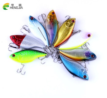 HENGJIA 8pcs 7.5cm 18.6g Multi colors hard plastic vib fishing lures wobbler crankbaits pike carp swimbaits trout catfish 2024 - buy cheap