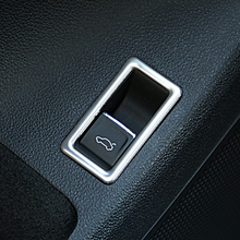 Автомобильная кнопка переключения заднего багажника из нержавеющей стали декоративная крышка отделка для VW Jetta MK6 2012 - 2015 автомобильные аксессуары 2024 - купить недорого