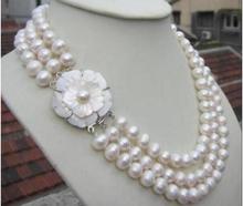 925 silver real natural big Nanyang Zhujin yellow pearl necklace natural seawater pearl necklace round very light Tahiti silver 2024 - buy cheap