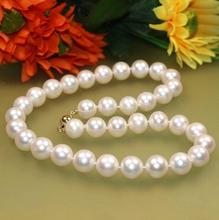 Jewelry Pearl Necklace noble women gift 17INCH GOLD CLASP HUGE woman's gift  7-8mm White Natural Freshwater Cul Free Shipping 2024 - buy cheap