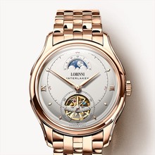 Japan MIYOTA Automatic Mechanical Men's Watches Switzerland Top Luxury Brand LOBINNI Sapphire Waterproof Skeleton Clock L13022-9 2024 - buy cheap
