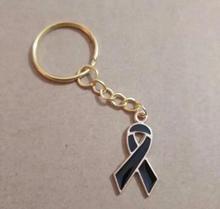 1pcs Enamel Hope Ribbon keychain Hope Key ring For Bag Key Holder Charm pendant Car Key Chains Key Ring For Women Birthday Gifts 2024 - buy cheap