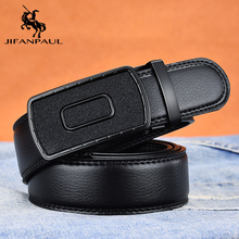 JIFANPAUL Men's leather belt, middle back type fashion trend men's leather belt, business preferred, jeans with black belt#JF-99 2024 - buy cheap