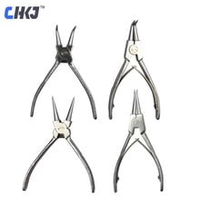 CHKJ 4pcs/lot 6 inch Professional Circlip Plier Set Snap Ring Pliers Internal External Bent Straight Tips Free Shipping 2024 - buy cheap