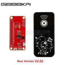 GeeekPi New Version V2.02 IR Remote Control Power Button Module Switch Remote Control Module for Raspberry Pi 3B / 4B / Zero 2024 - buy cheap