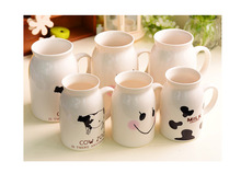 Caneca de leite animal de vaca fofa, xícara de chá de cerâmica criativa de porcelana para café bom presentes nd 019, 1 peça 2024 - compre barato