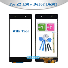 Substituição de alta qualidade 5.2 "para sony xperia z2 l50w d6502 d6503 tela touch digitalizador sensor painel de lentes de vidro exterior 2024 - compre barato