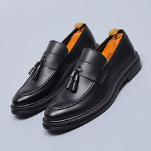 DESAI New Fashion Elegant Oxford Shoes Men Tassel Leather Italian Formal Dress Shoe Office Loafers Business Casual Shoes 2024 - buy cheap