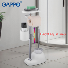 GAPPO Toilet Brush free standing accessories white bathroom toilet holders brushed bathroom toilet brush holders 2024 - buy cheap
