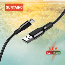 Suntaiho USB Type C Cable for Xiaomi Redmi Note 7 USB C Cable for Samsung S9 Fast Charging Wire USB-C Mobile Phone Charge Cord 2024 - buy cheap