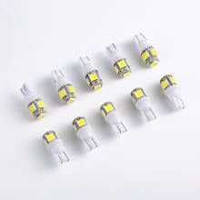 10PCS Car Led 12v T10 Light T10 5050 Super White 194 168 w5w T10 Led Parking Bulb Auto Wedge Clearance Lamp Car Styling 2024 - buy cheap