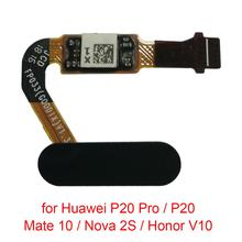 Гибкий кабель с датчиком отпечатка пальца для Huawei Ascend Mate 7/P20 Pro / P20 / Mate 10 / Nova 2S / Honor V10 2024 - купить недорого