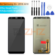 Pantalla Lcd TFT para Samsung J6 +, montaje de digitalizador con pantalla táctil, piezas de reparación LCD, j610 2024 - compra barato