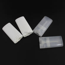 20PCs 15ml Plastic Empty Portable DIY Oval Lip Balm Tubes Deodorant Containers Clear White Lipstick Fashion Cool Lip Tubes 2024 - buy cheap
