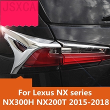 Guarnição das faróis traseiras automotivos, acessórios para nevoeiro, decoração, acabamento, para lexus nx series nx300h nx200t 2006-2012 2024 - compre barato