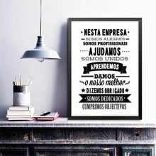 Художественный плакат на холсте с португальскими офисными правилами, художественный плакат с вдохновляющими цитатами, художественный плакат, художественный декор для офиса в Португалии 2024 - купить недорого