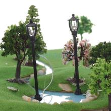 MagiDeal 20Pcs Single Head Garden Park Street Railroad Model Light Lamppost Lamp for Model Building Landscape Scenery 2024 - buy cheap