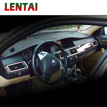 Lentai estilo de carro, liga de alumínio, adesivo de moldura de ar condicionado para bmw e60 520li 523li 525li 350li 5 series, acessórios 2024 - compre barato