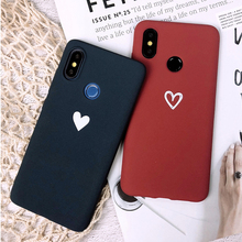 Мягкий силиконовый чехол Love Heart для Xiaomi Mi 9 se 8 5X 6X A1 A2 Lite Redmi 4A 4X 5 Plus 5A 6A 6 Pro Note 4 7 S2 чехлы для телефонов 2024 - купить недорого