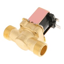 1/2" Electric Solenoid Valve DC 12V Normally Closed Brass Electric Solenoid Valve For Control Water Pressure Regulating Valve 2024 - buy cheap