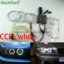 HochiTech for BMW E46 convertible facelift with xenon car styling WHITE 6000K CCFL Headlight Halo Angel Eyes Kit angel light 2024 - buy cheap