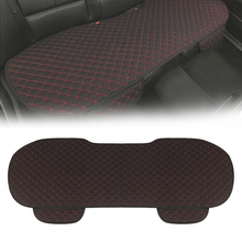 Funda Universal para asiento trasero de lino, accesorio para Interior de vehículos, color negro y rojo, 1 unidad 2024 - compra barato