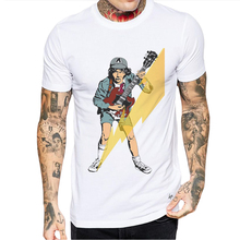 Новое поступление, Мужская футболка с принтом мультяшной гитары и игры, Мужская футболка с коротким рукавом, повседневные топы, футболки, мужские футболки, модные футболки 2024 - купить недорого