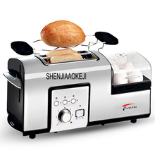 HX-5090 домашний тостер для завтрака, тостер для парения и кипячения, многофункциональная машина для парового яйца из нержавеющей стали 220В 1 шт. 2024 - купить недорого