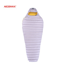 Aegismax Ultra Dry White Goose Down Sleeping Bags With Hood Mummy Type Outdoor Camp Hike Sleeping Gear Water Repellent Down 2024 - buy cheap