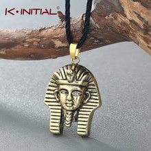 Kinitial Egyptian Queen Necklaces Vintage Jewelry Amulet Falcon Kolovrat Cross Pendant Necklace for Men Fashion Bijoux colar 2024 - buy cheap