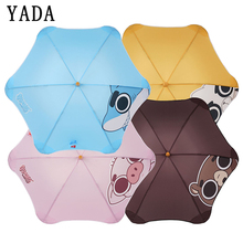 YADA-paraguas de dibujos animados para hombre y mujer, sombrilla automática de Panda, Anti-UV, portátil, transparente, YS611 2024 - compra barato